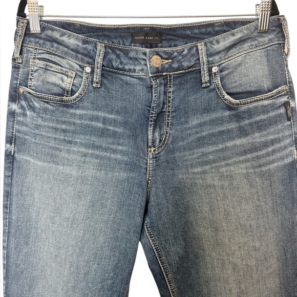 Silver Jeans Suki Slim Boot Blue - Picture 4 of 10